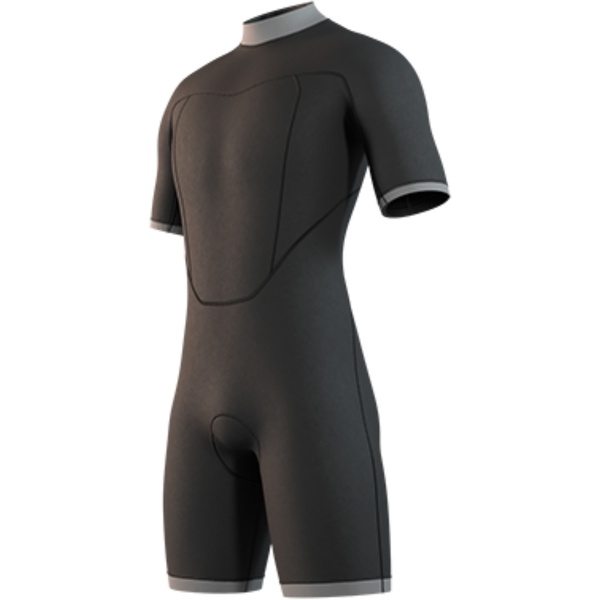 2026 Mystic Hommes Brand 3/2mm Back Zip Shorty Combinaison Néoprène 35000.250035 - Dark Olive